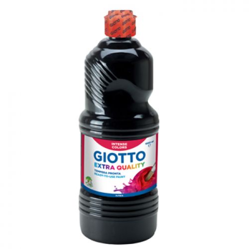 Guache Liquido Giotto Extra 1 Litro Preto , Giotto , 160533424 , 8000825967290